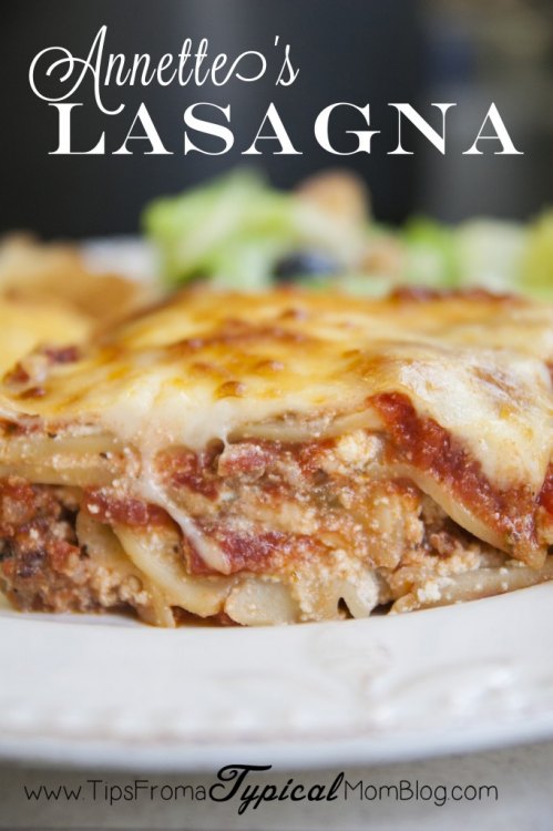 Annettes Lasagna Recipe