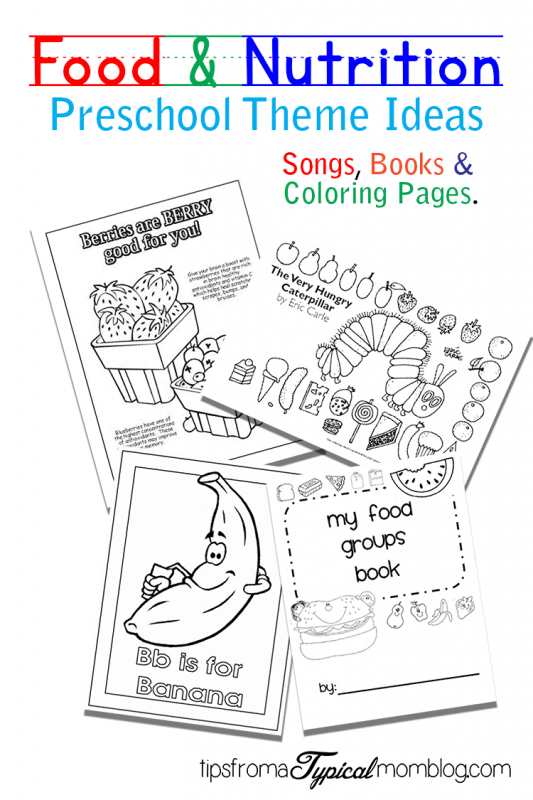 Food and Nutrition Preschool Theme Ideas