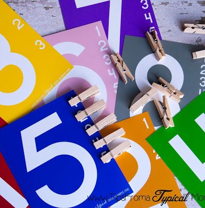 Teach Kids Numbers {Free Printable Activity} Preschool/Kindergarten