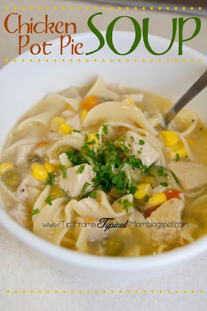 5 Ingredient Crockpot Chicken Pot Pie Soup Recipe - Tips from a Typical Mom