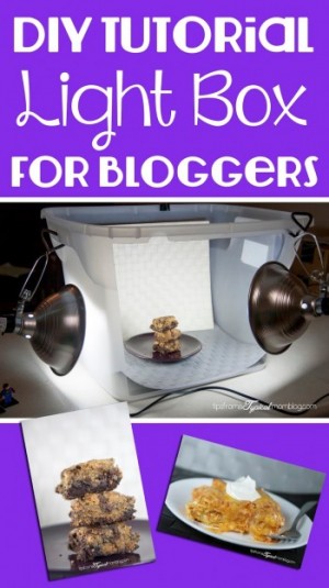 DIY Tutorial Light Box for Bloggers