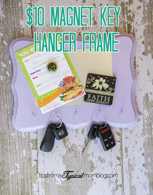 DIY Magnetic Key Holder Board for $10