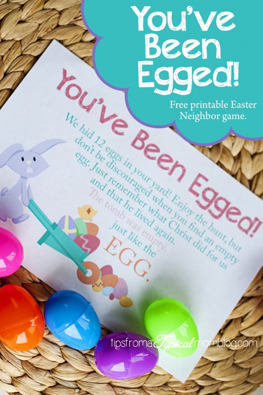 You've Been Egged Neighbor Game
