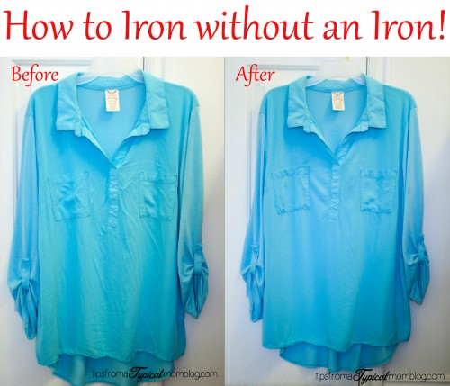 How to Iron Your Shirt Without an Iron