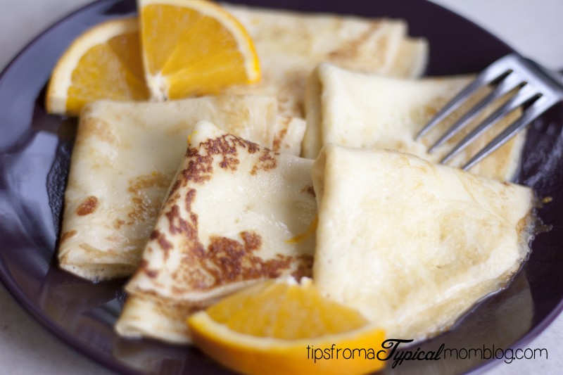 How to make Crepes Suzette. Crepes with Orange Sauce.