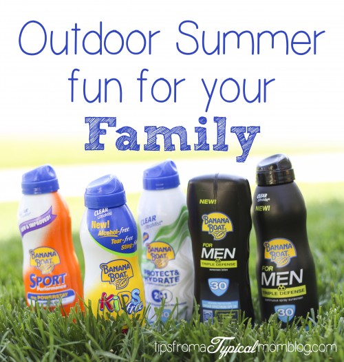Outdoor Summer Fun with Banana Boat Sunscreens