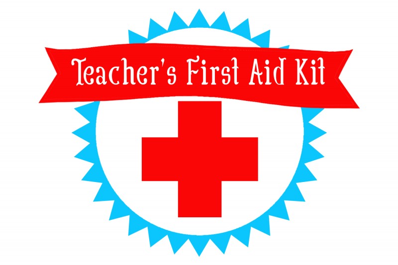 Teachers First Aid Kit Printable 4x6