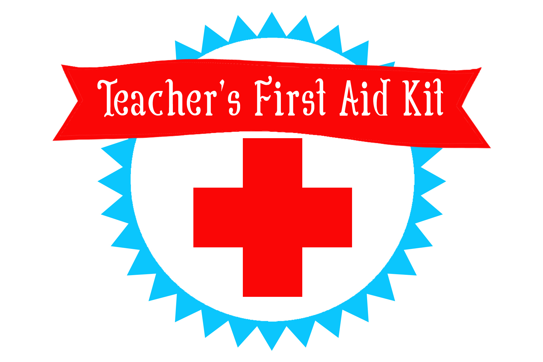 Back to School Teachers First Aid Kit Free Printable