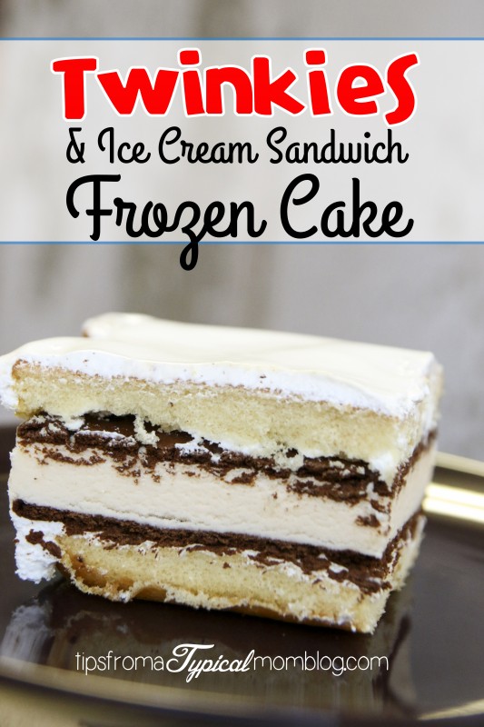 Frozen Twinkies and Ice cream Sandwich cake
