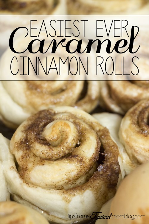 Easiest Ever Caramel Cinnamon Rolls