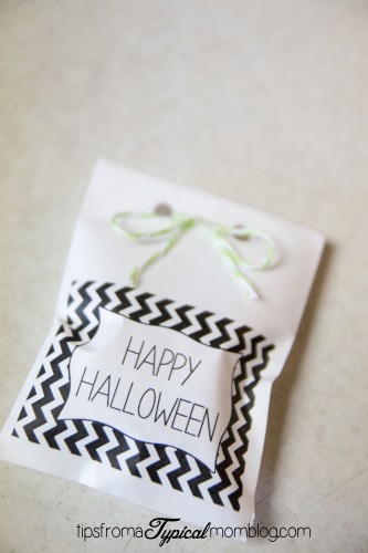 Halloween Gift Bags Free Printables + Tutorial