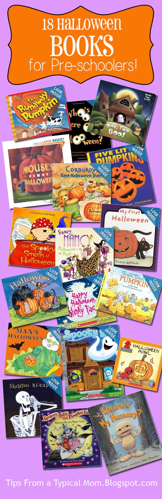18 Must Read October & Halloween Preschool Books