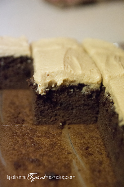 Double Peanut Butter Brownies from a Mix