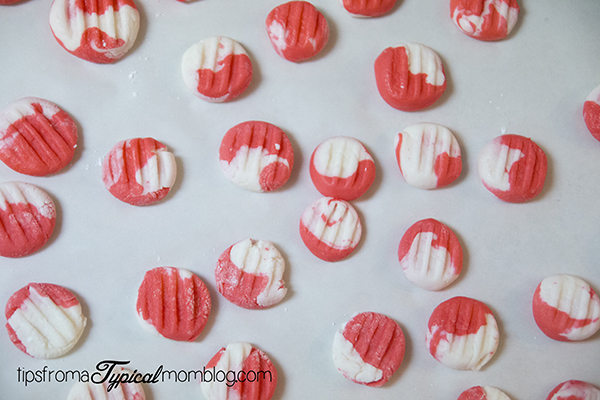 Candy Cane Cream Cheese Mints