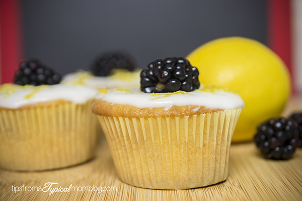 Lemon Chiffon Cupcakes with Lemon Glaze
