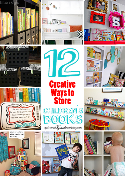 12 creative ways to store childrens books