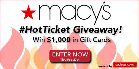 Maceys #HotTicket $1000 Giveaway & Coupon Codes