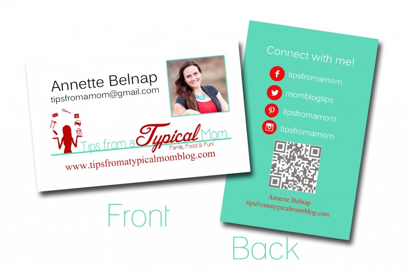 Tips From a Typcial Mom Blog Business Cards