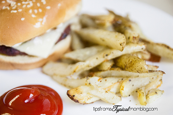Homemade Herb Baked French Fries