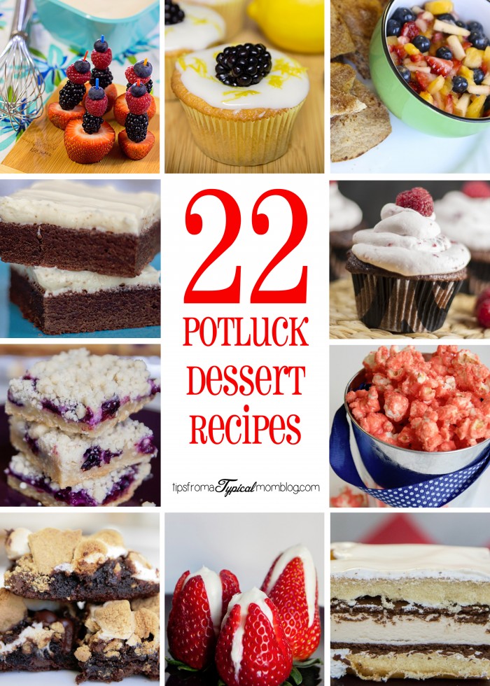 22 Potluck Picnic Desserts