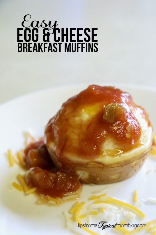 Egg & Cheese Breakfast Muffins- An Easy Summer Breakfast