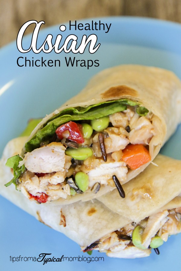 Healthy Asian Chicken Wraps- Packed with Protein