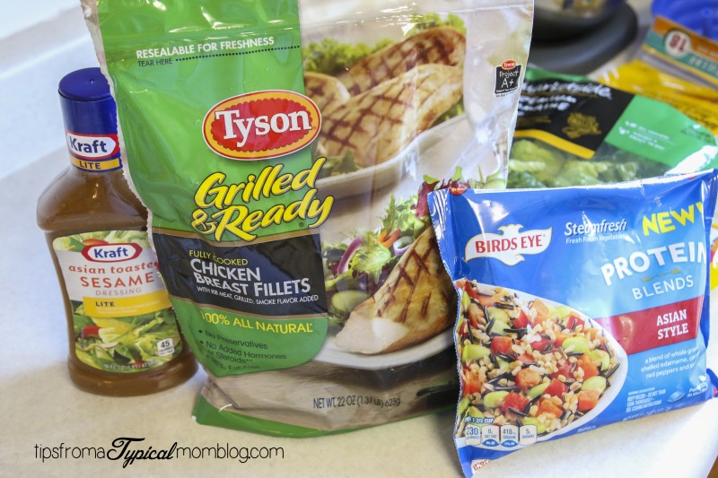 Healthy Asian Chicken Wraps