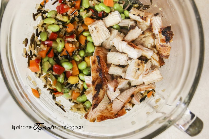 Healthy Asian Chicken Wraps 