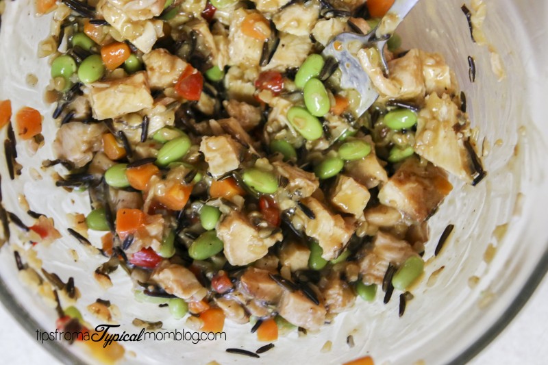 Healthy Asian Chicken Wraps 