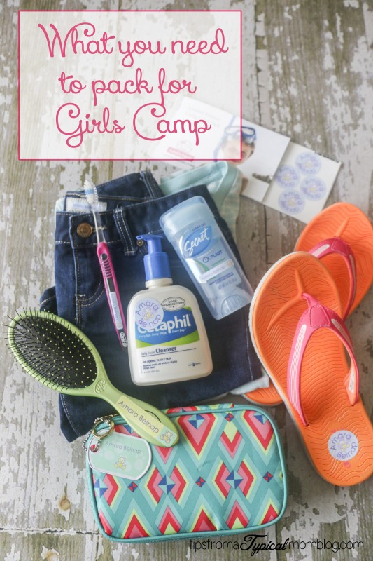 What you need to pack for Girls Camp