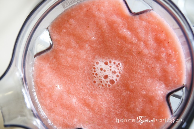 Homemade Strawberry Lemonade Slush Floats