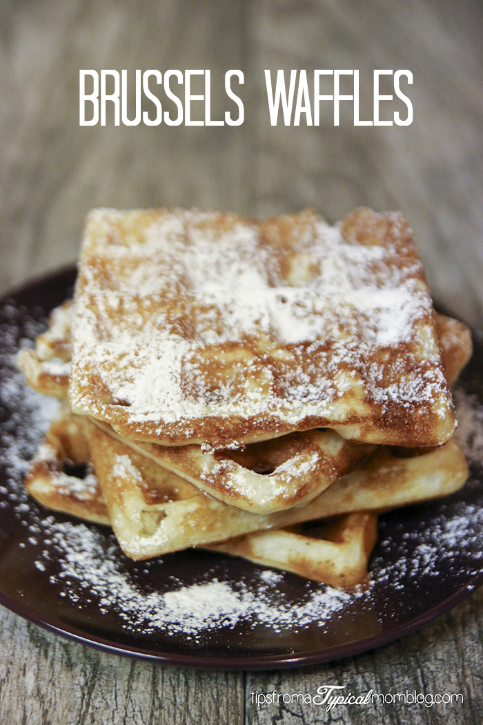 Traditional Brussels Waffles Recipe