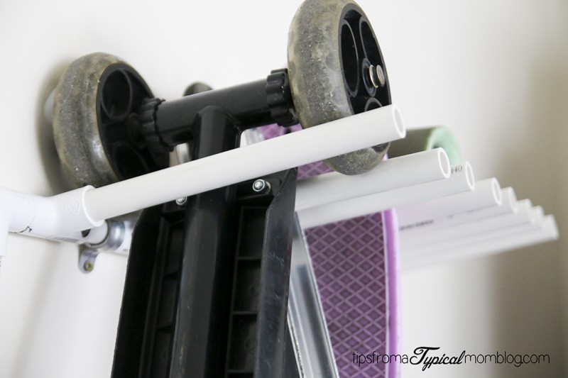 DIY PVC Pipe Skateboard and Scooter Storage