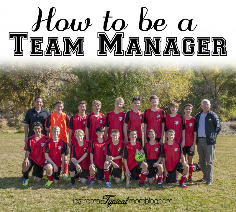 How to be a team manager