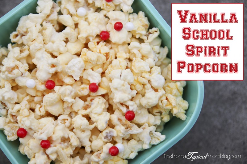 Vanilla School Spirit Popcorn