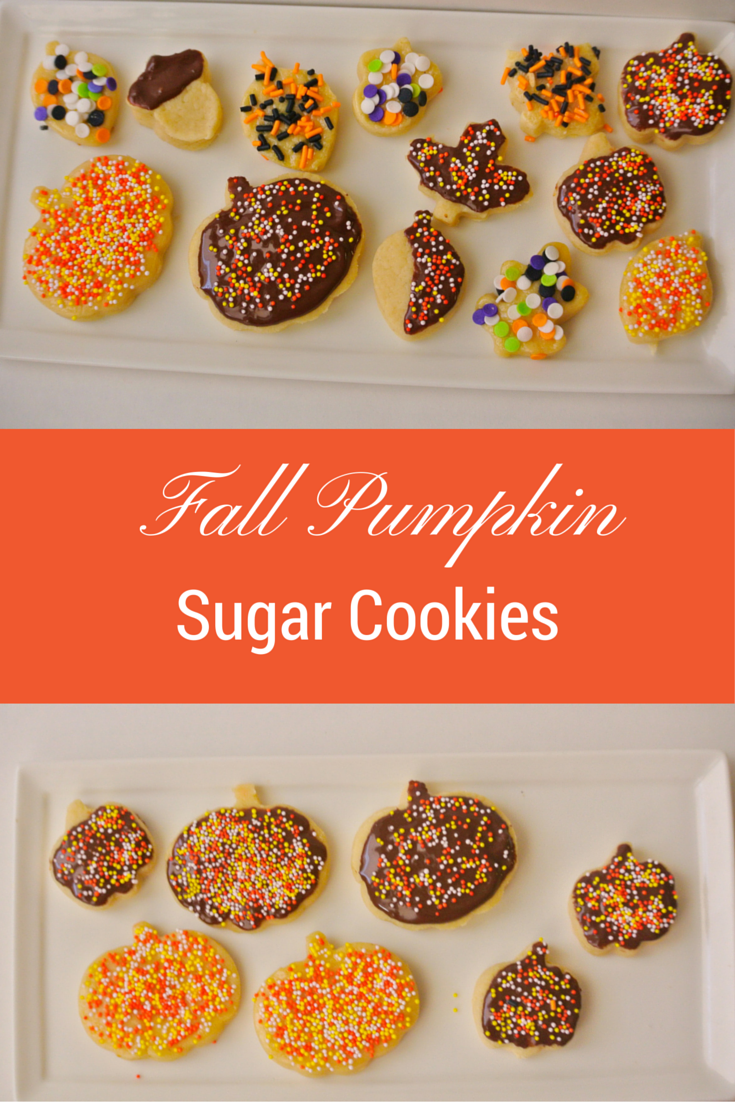 Fall Pumpkin Pie Sugar Cookies Recipe~ Oktoberfest Guest Post