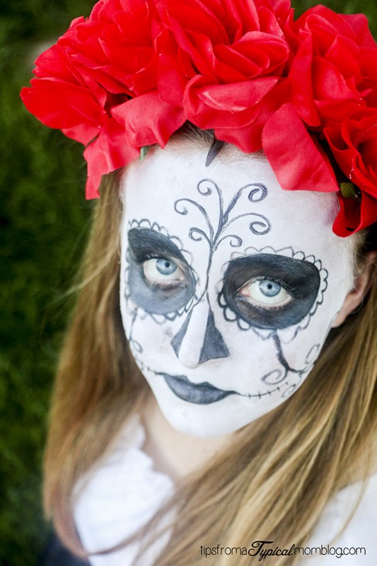 Day of the Dead Face Paint~ Halloween Costume Sneak Peek