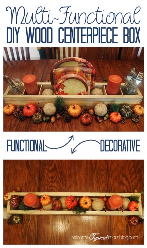 Wood DIY Multi-Functional Centerpiece Box - Tips from a Typical Mom