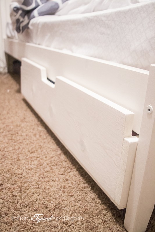 DIY Under Bed Rolling Storage Drawers