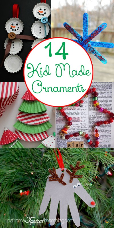 14 Kid Made Ornaments
