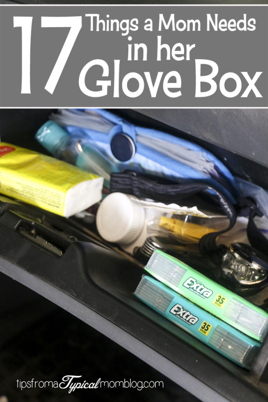 17 Things a Mom Needs In Her Glove Box