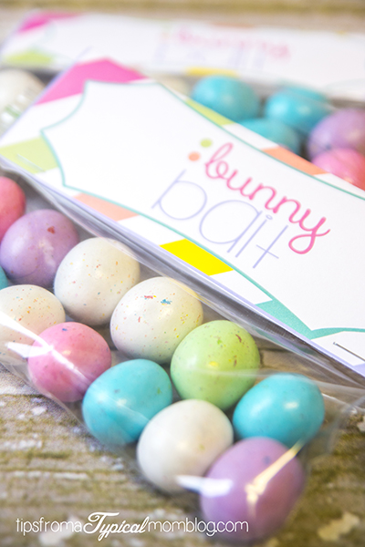 Bunny Bait Free Printable Easter Treat Bag Toppers