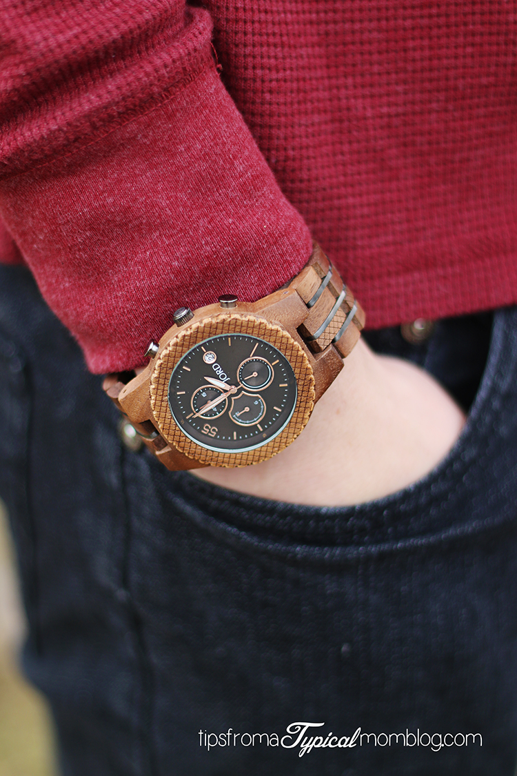 The Gift of Time for my Graduating Son + a JORD Wood Watch Giveaway!