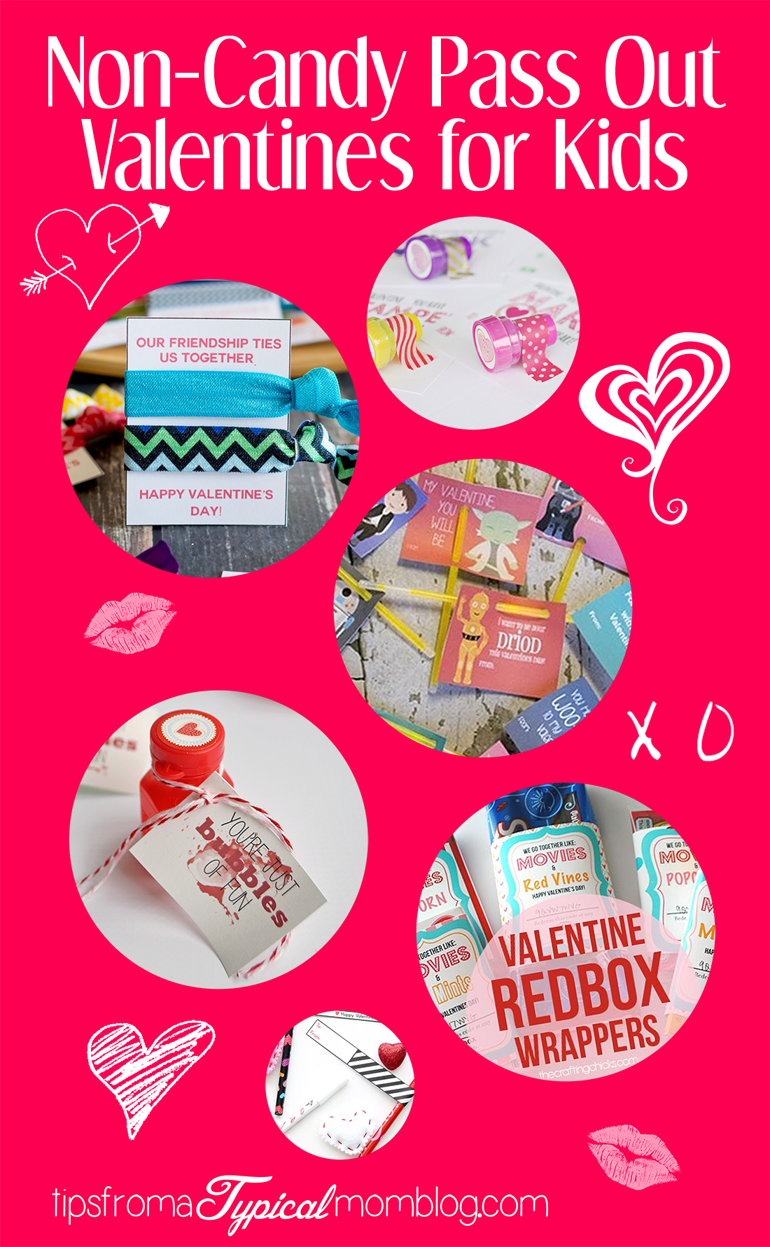 Free Printable Non-Candy Valentines for Kids