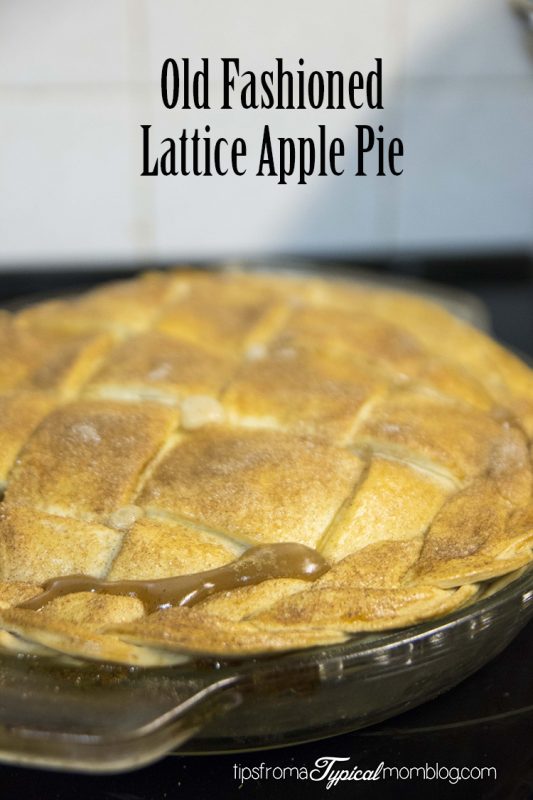 Old Fashioned Lattice Apple Pie