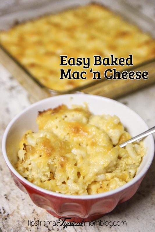 Easy Homemade Baked Macaroni and Cheese