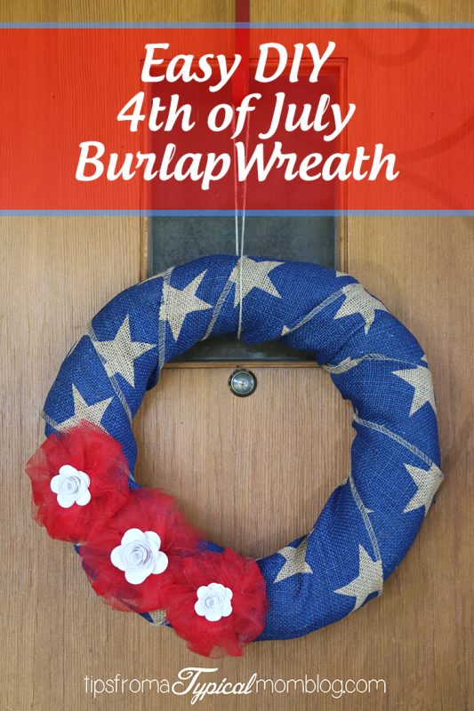 Easy 4th of July Wreath