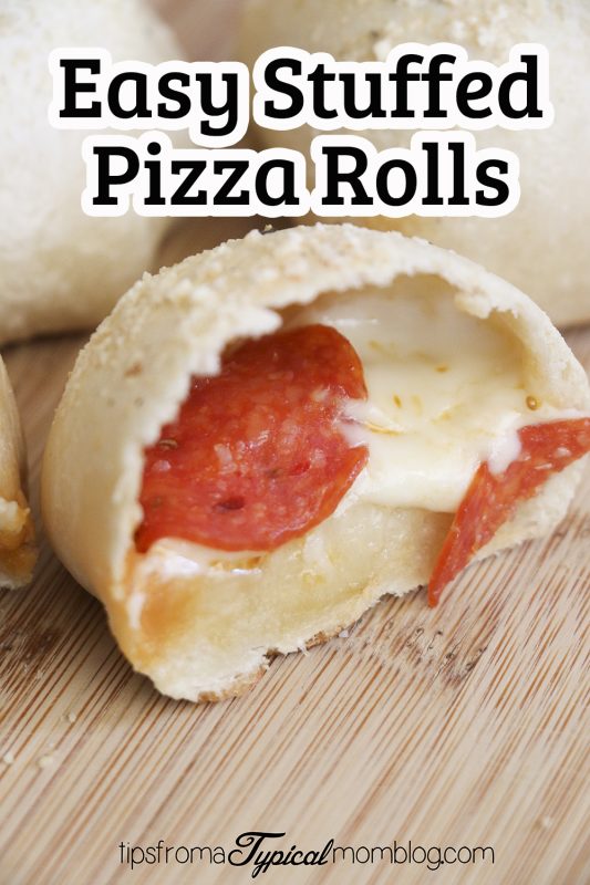 Easy Stuffed Pizza Rolls Made with Rhodes Roll Dough