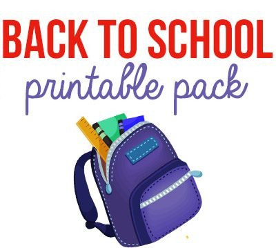 Back to School Printable Pack for Moms - Tips from a Typical Mom
