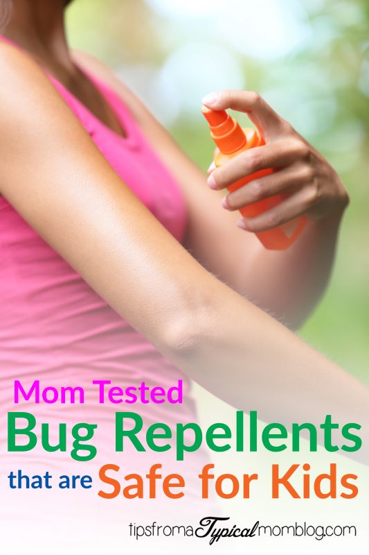 Mom tested insect repellent for kids
